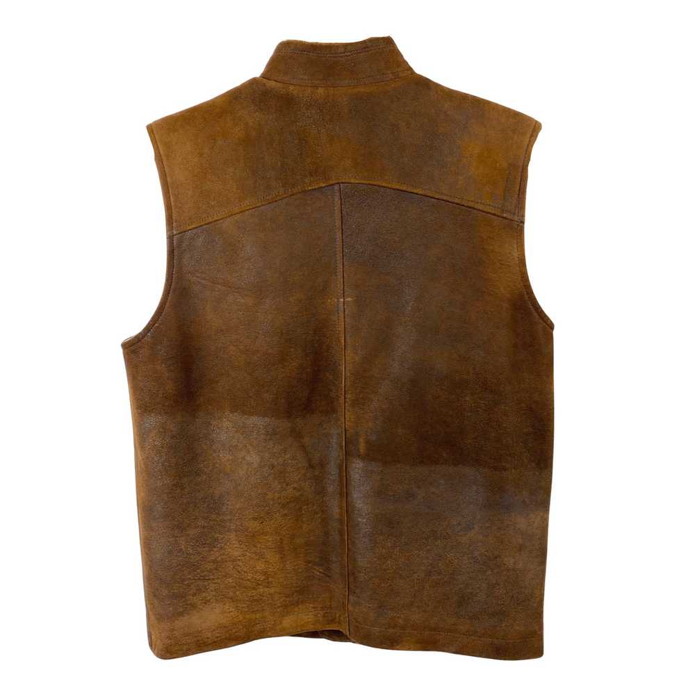 Billy Reid Suede Wool Lined Vest - image 2
