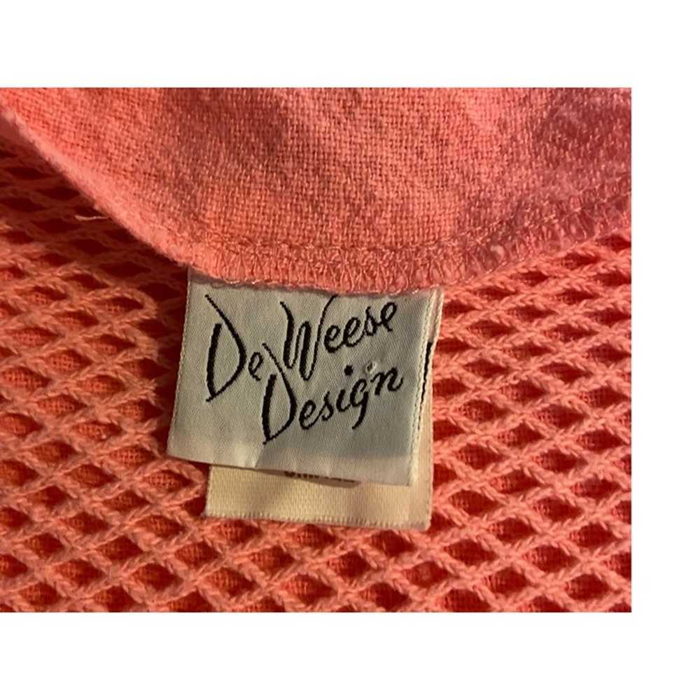 DeWeese Womens Vintage 70s Swim Cover/dress Pink … - image 2