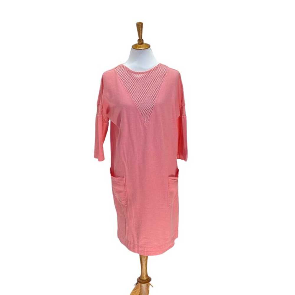 DeWeese Womens Vintage 70s Swim Cover/dress Pink … - image 6