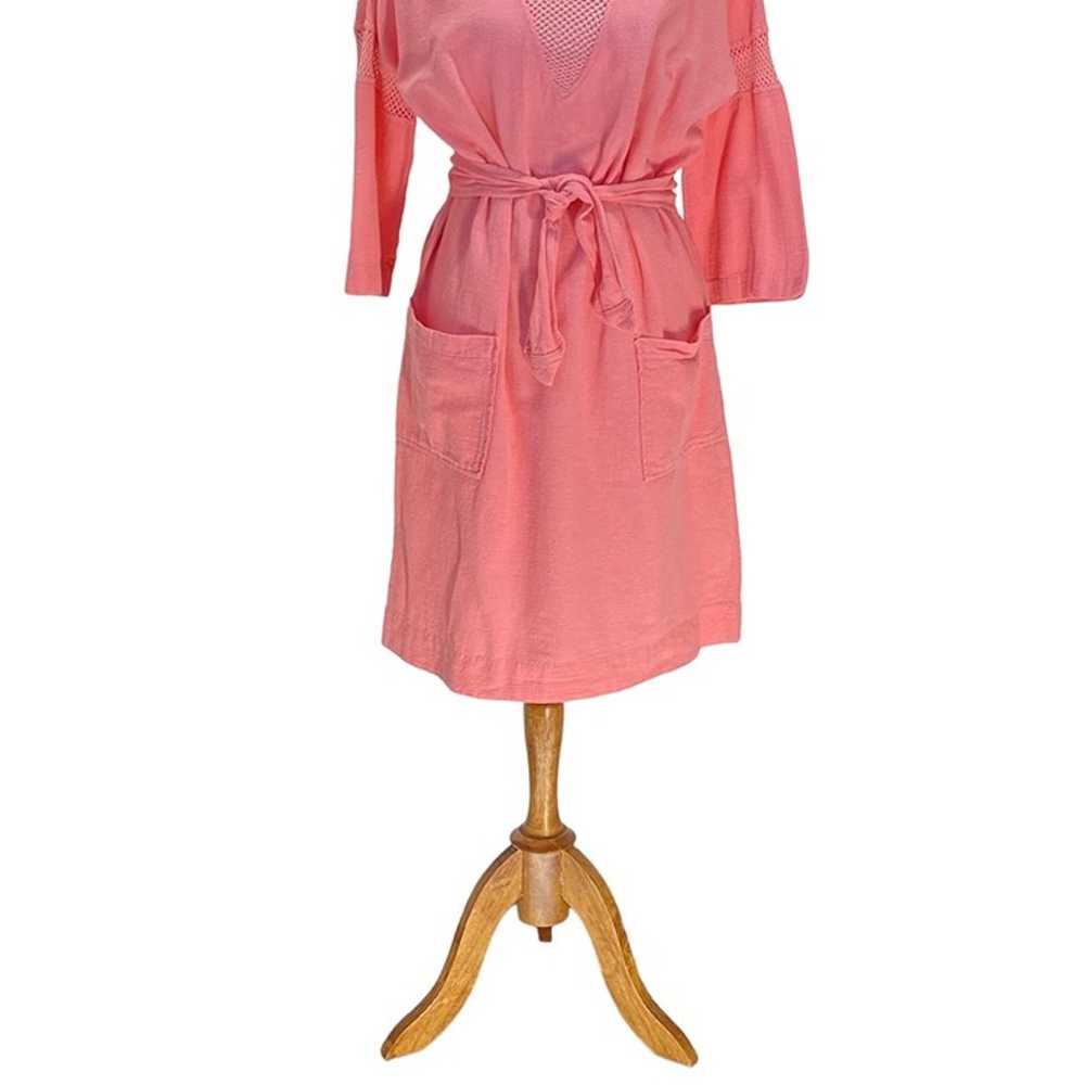 DeWeese Womens Vintage 70s Swim Cover/dress Pink … - image 7