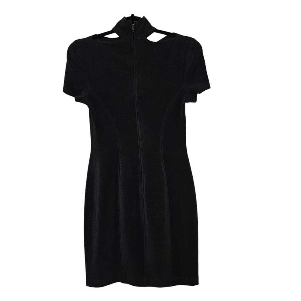 Vintage Tadashi Black Cutout Bodycon Dress - image 4