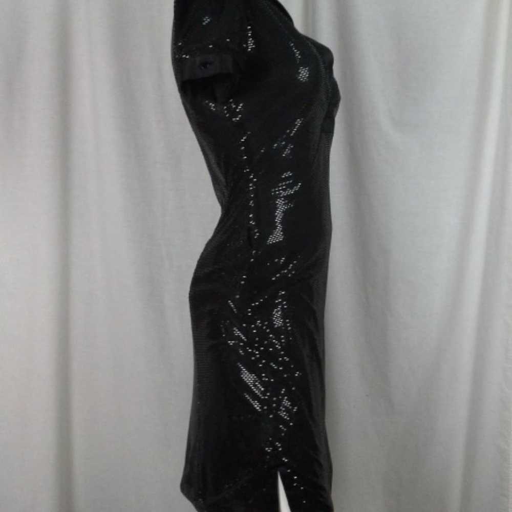 RICHARD TYLER Vintage 1990's Little Black Dress S… - image 4