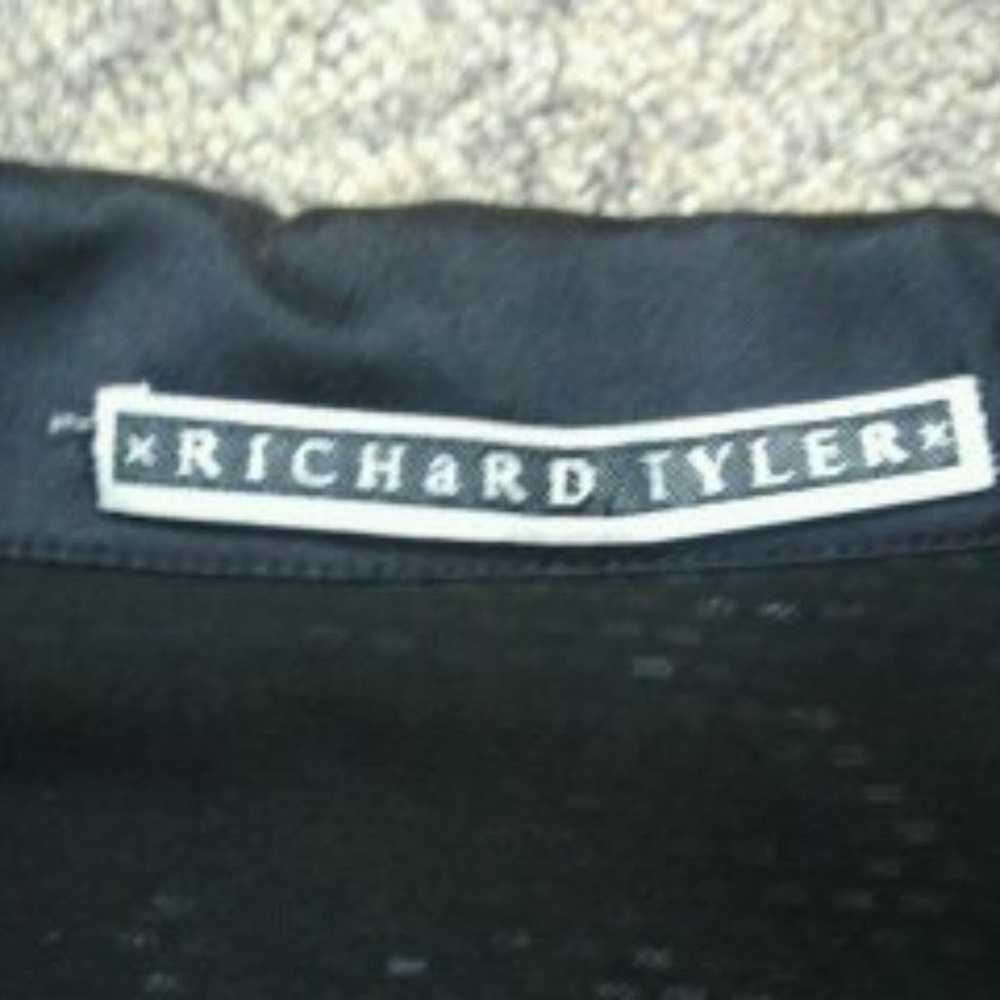 RICHARD TYLER Vintage 1990's Little Black Dress S… - image 9
