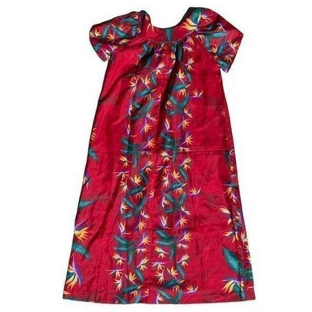 Vintage Hilo Hattie Medium Muumuu Maxi Dress Hawa… - image 2