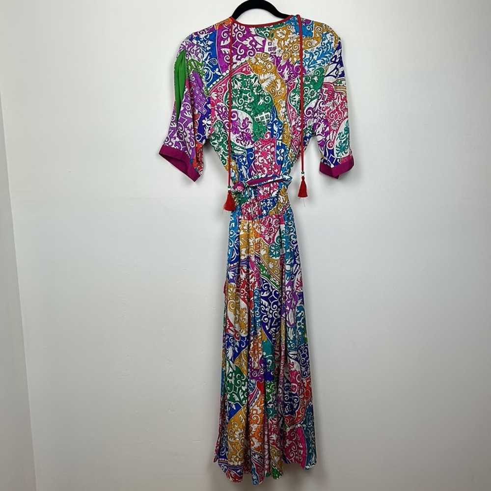 Vintage Diane Fres Colorful Maxi Dress - image 2