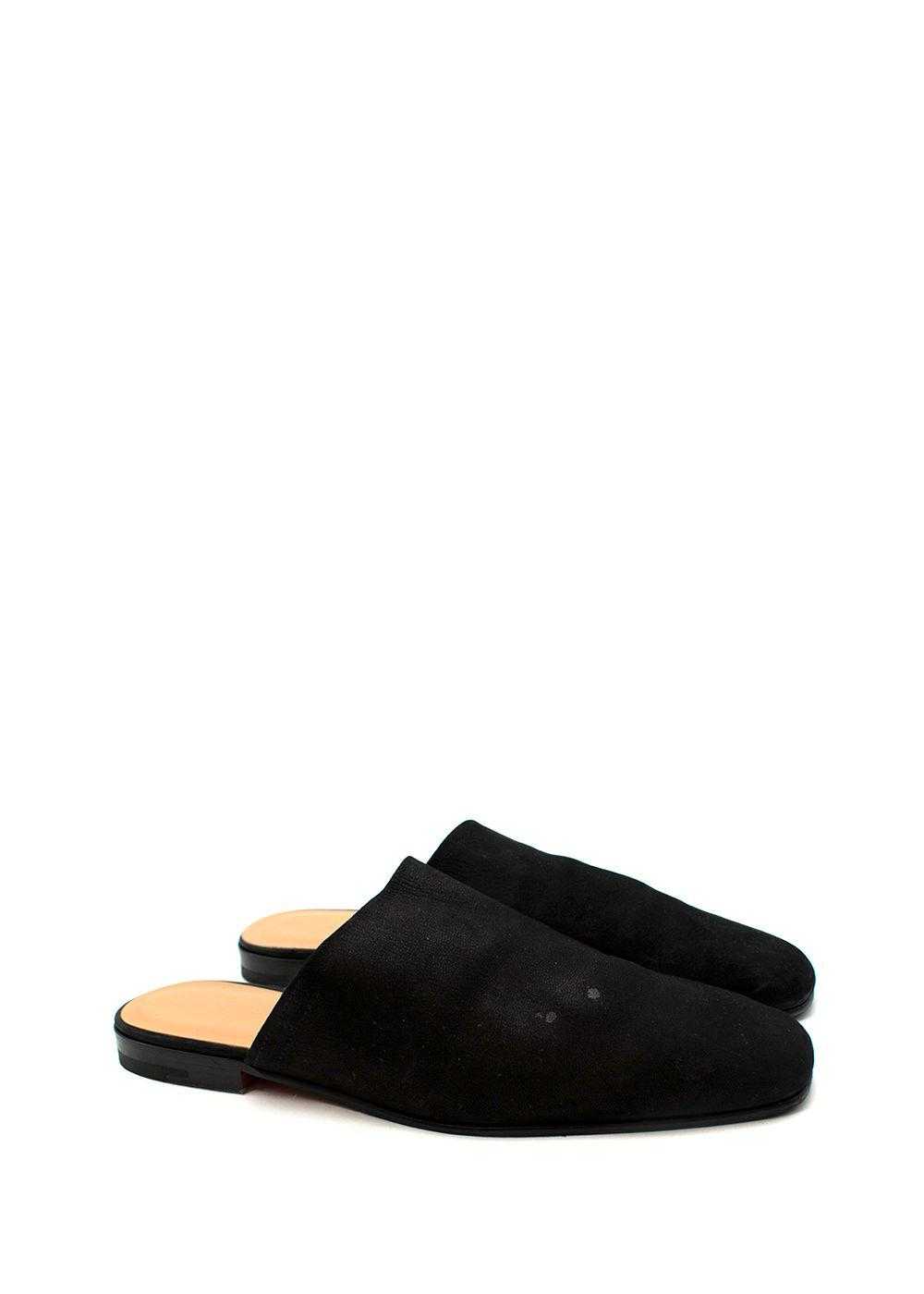 Managed by hewi Black Suede Slippers - image 1