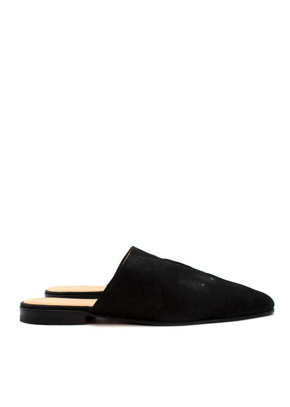 Managed by hewi Black Suede Slippers - image 3