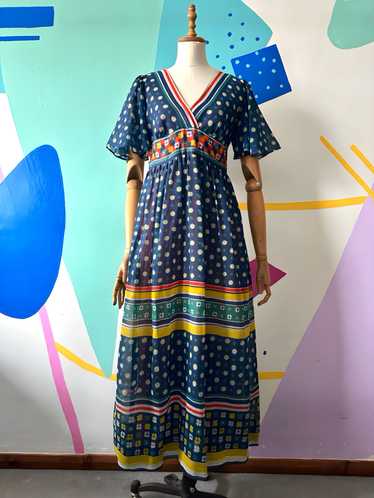 Samuel Sherman 70s Daisy Maxi - image 1