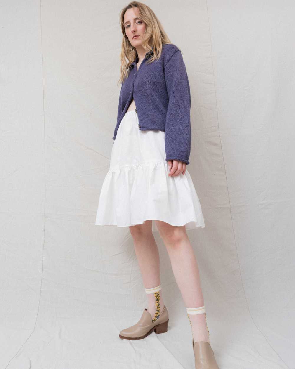 Vintage Lavender Knit Cardigan (S/M) - image 2