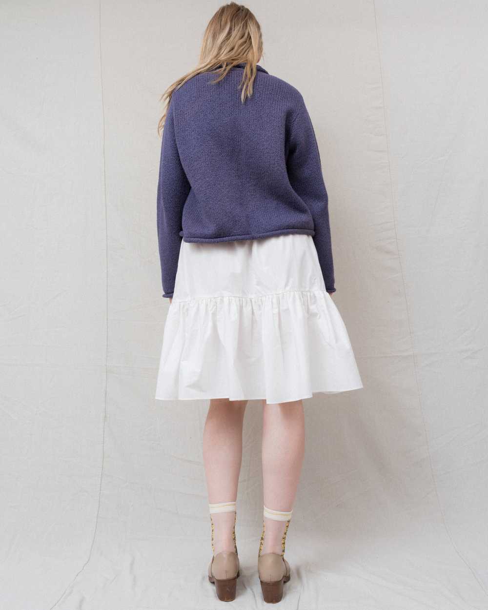 Vintage Lavender Knit Cardigan (S/M) - image 4