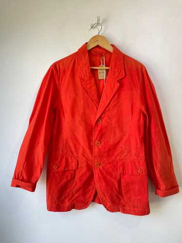 Casey Casey Orange Crinkled Jacket - image 1