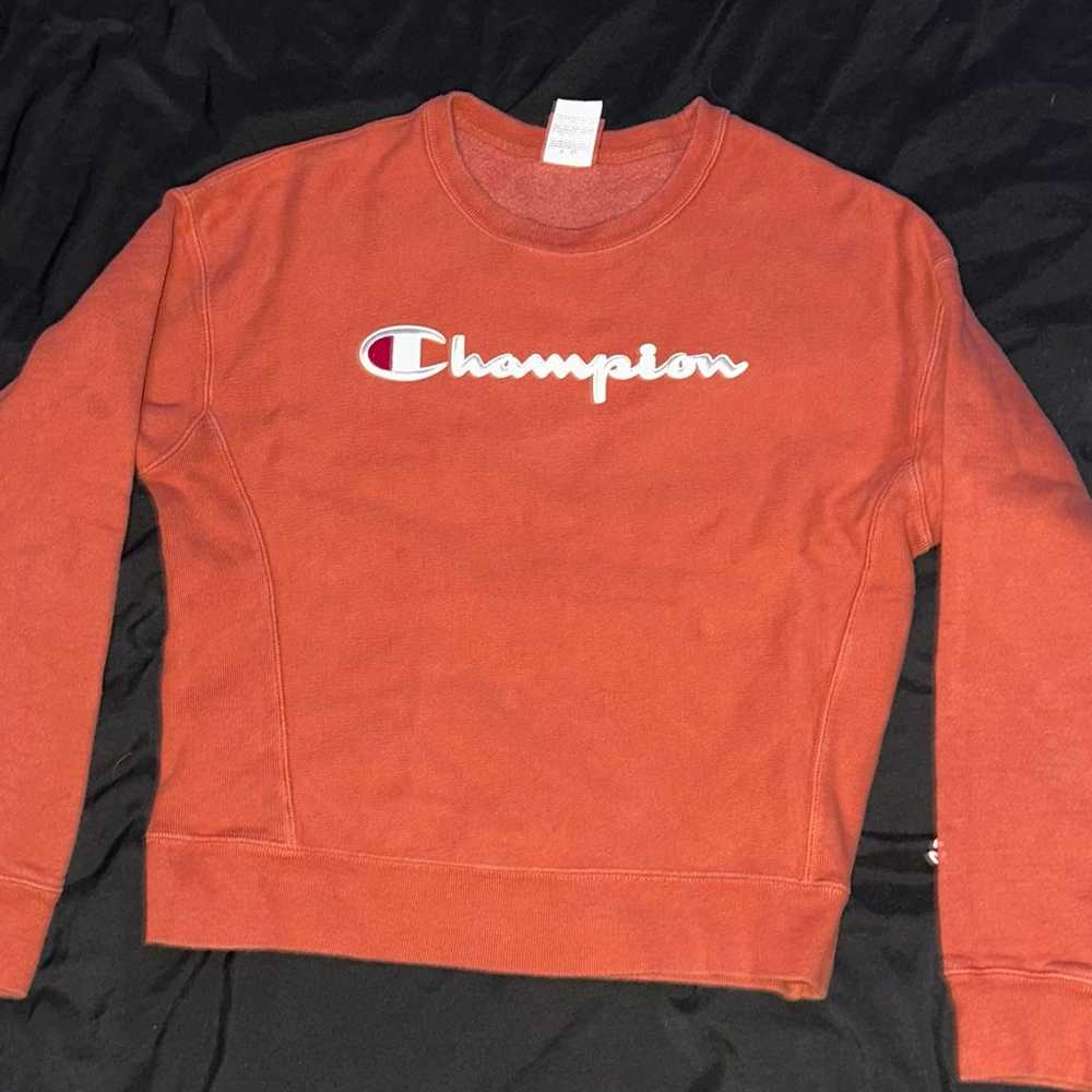 Vintage orange champion crewneck - image 1