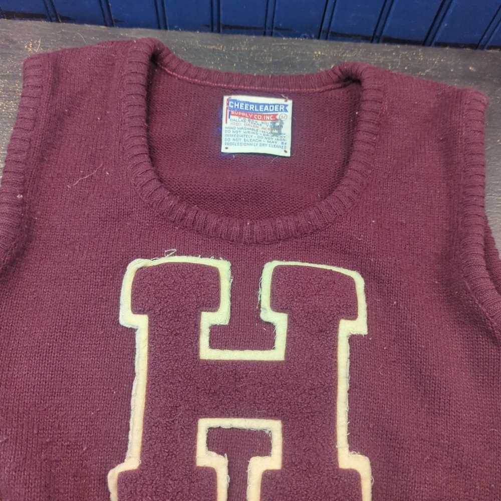 Vintage "H" Cheerleading Supply Co Spirit Sweater… - image 2