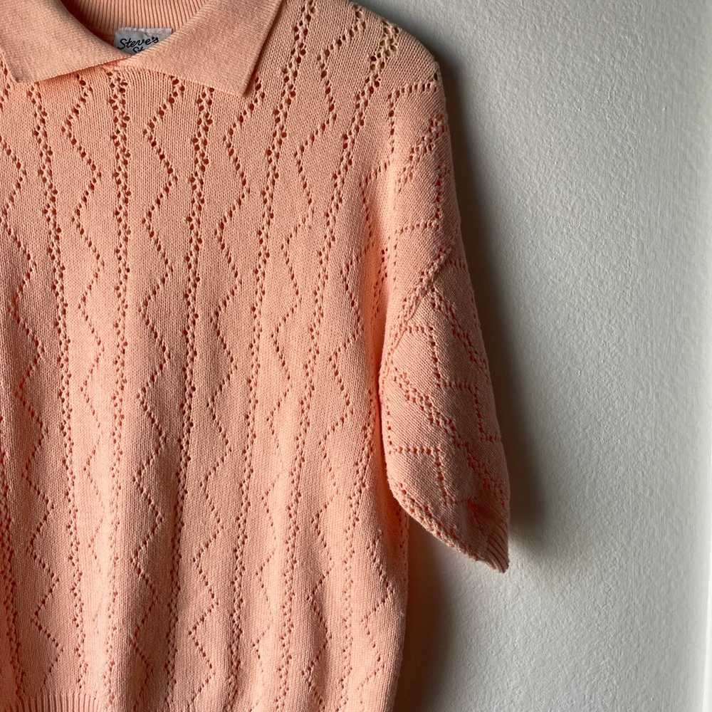 Vintage peach knit - image 2