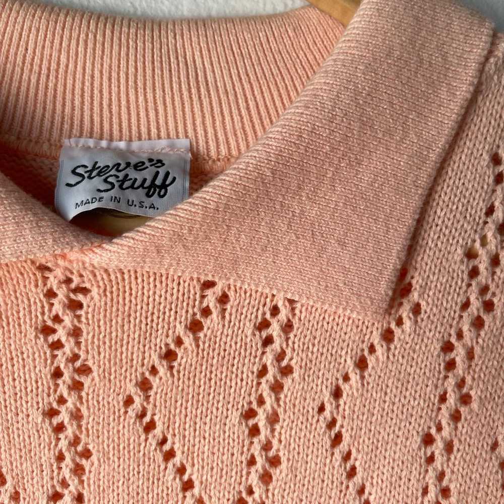 Vintage peach knit - image 3