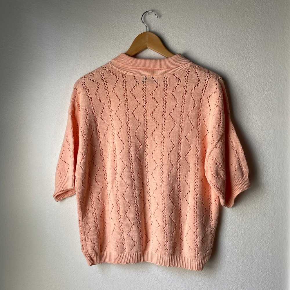Vintage peach knit - image 4
