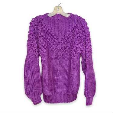 Pink Rose Knitted Sweater
