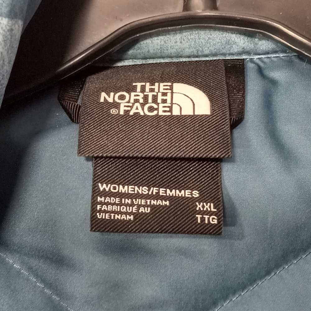 The North Face Blue Camouflage Puffer Vest Women'… - image 5