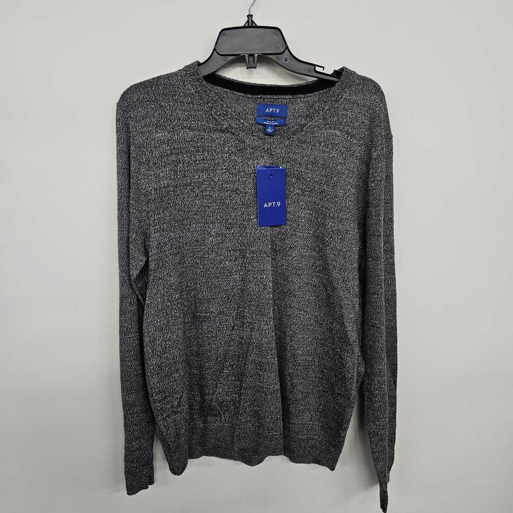 Grey Knit Long Sleeve Sweater - image 1