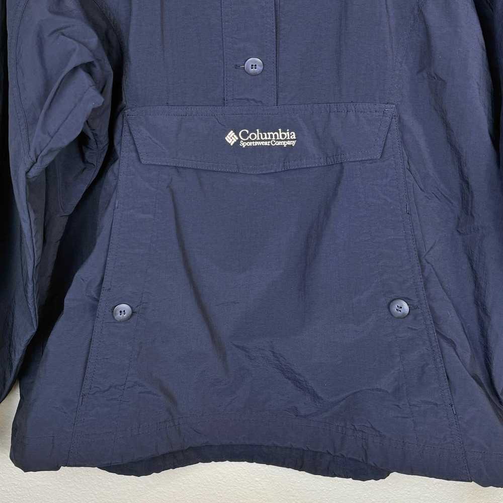 Vintage Columbia Pullover Jacket Womens Large Nav… - image 5