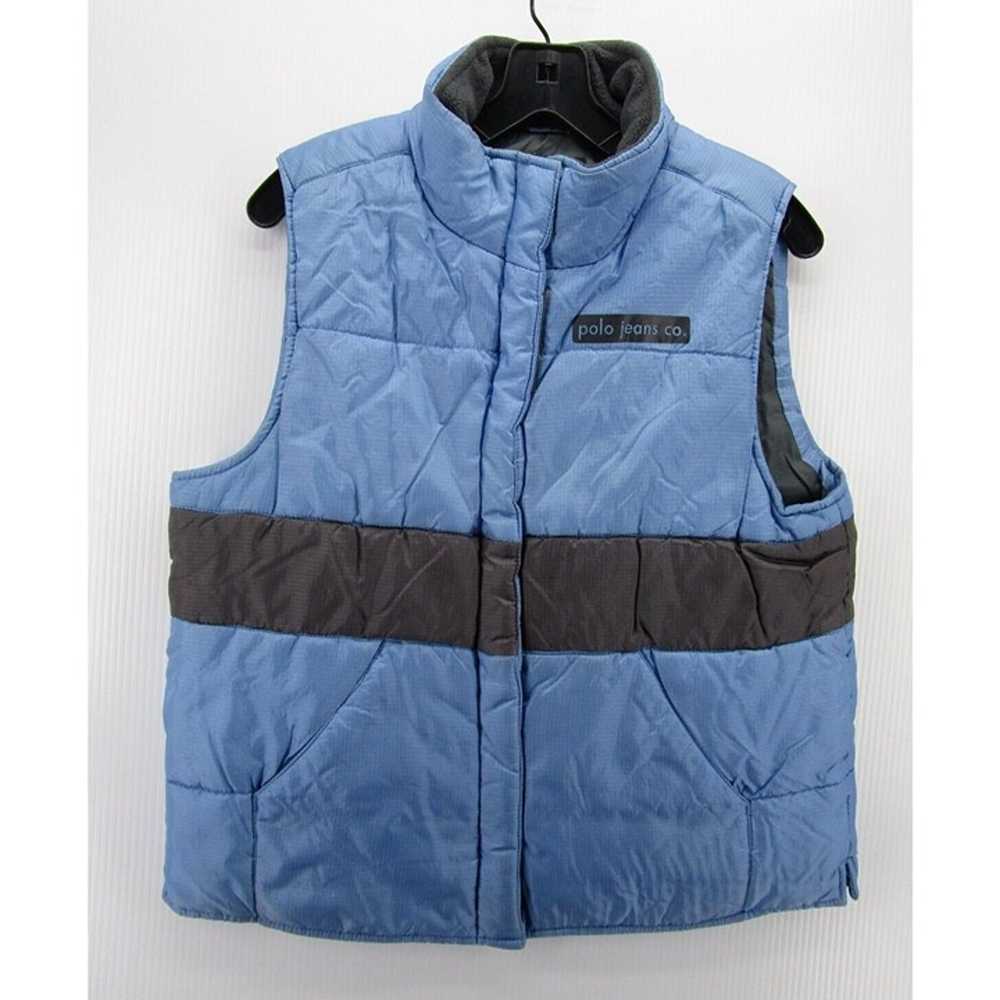 VINTAGE Ralph Lauren Polo Jacket Large Vest Puffe… - image 1