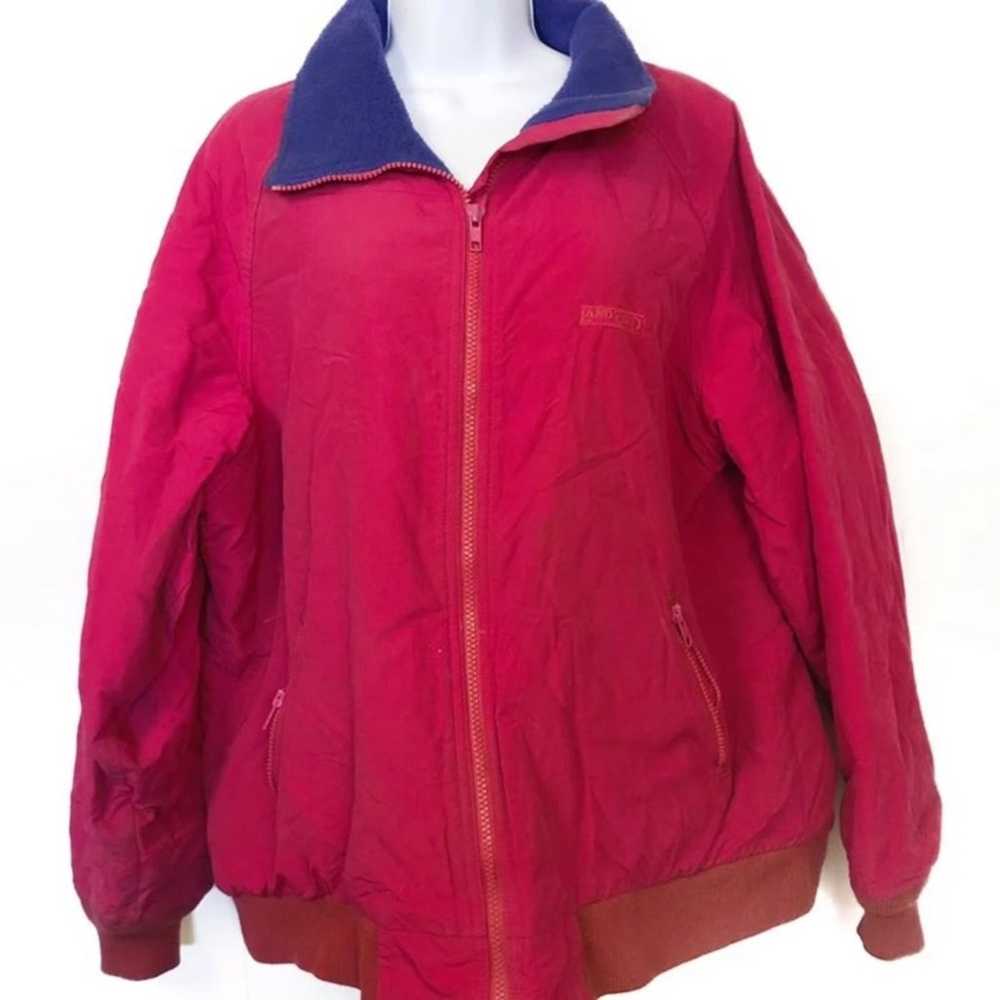 Lands’ End Vintage 90s Squall Neon Pink Purple Wi… - image 1