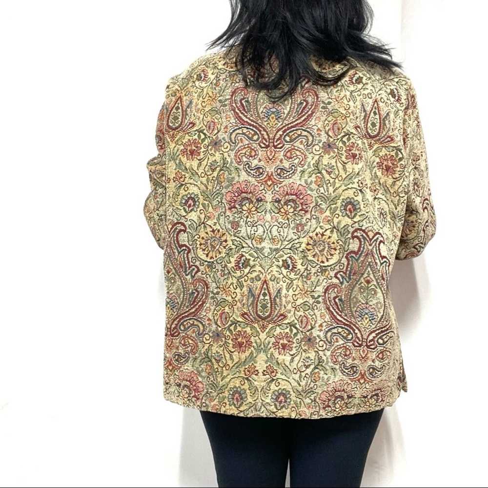 Vintage Tapestry Grandma Shacket Jacket Size XL - image 3