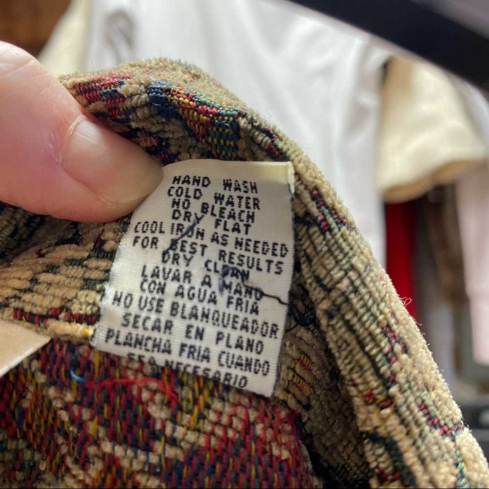 Vintage Tapestry Grandma Shacket Jacket Size XL - image 6