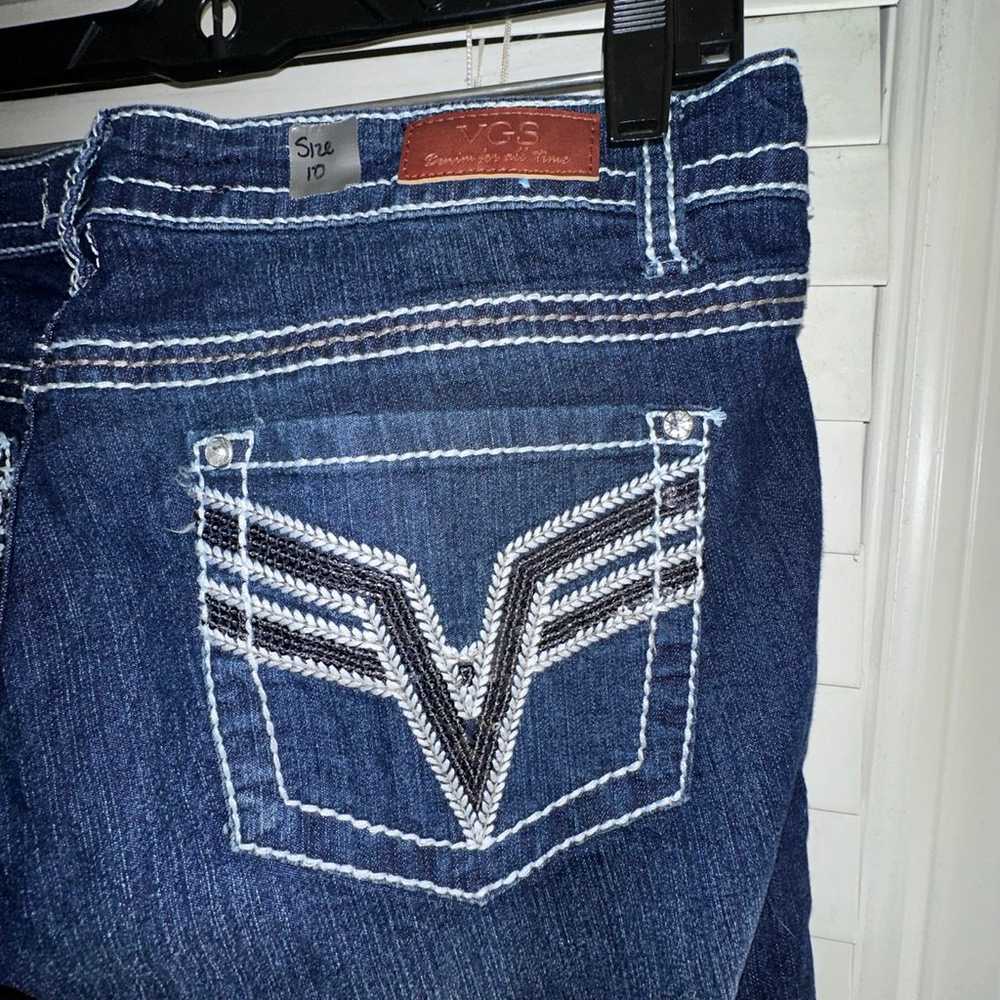 Vigoss women’s straight jeans size 10 - image 3