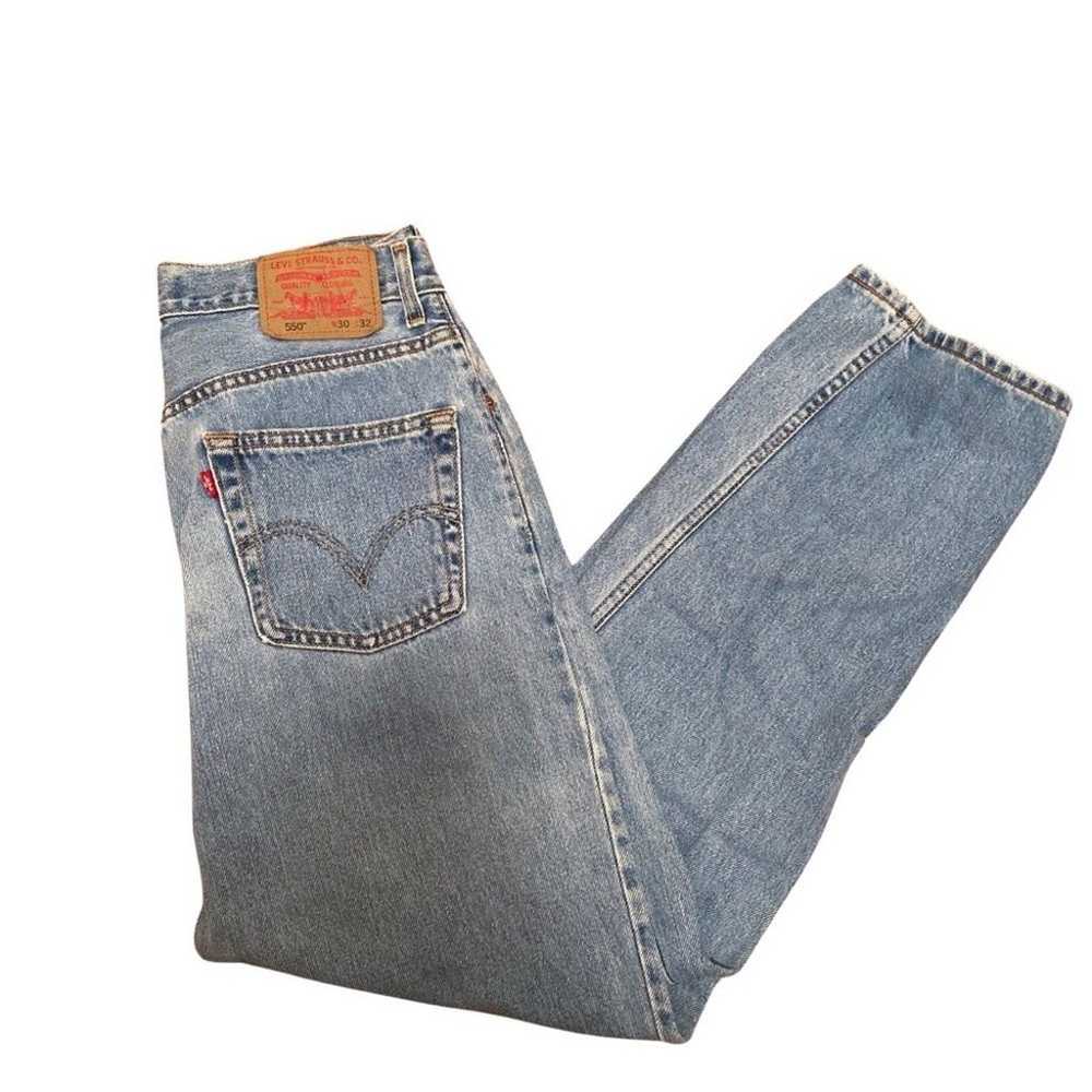 Vintage 90s Levi's 550 relaxed fit jeans - image 1