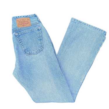 vintage paris blue originals flared blue jeans mad