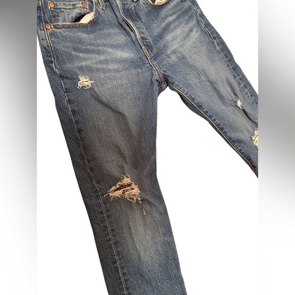 Vintage Levi's 501 jeans distressed - image 4
