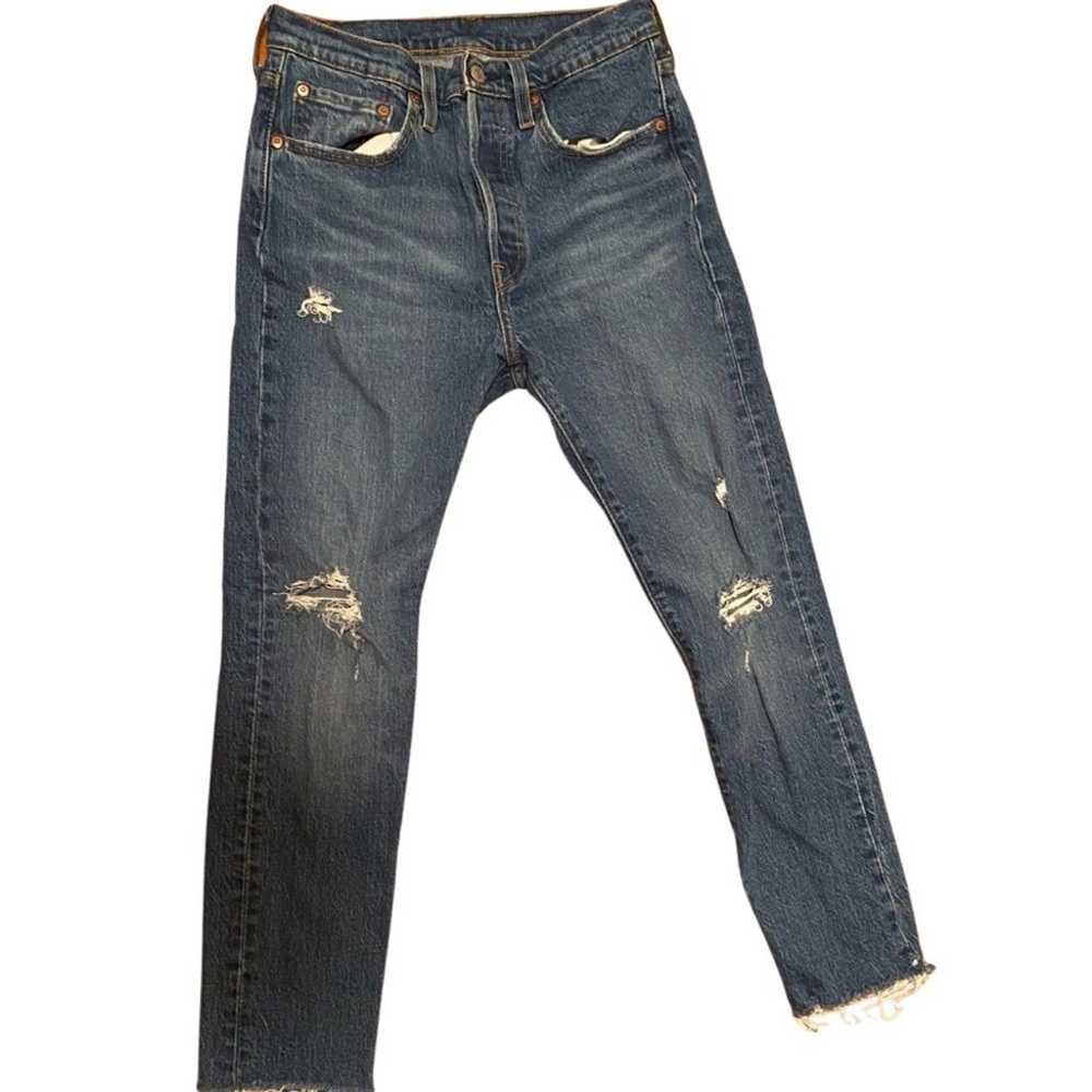 Vintage Levi's 501 jeans distressed - image 5