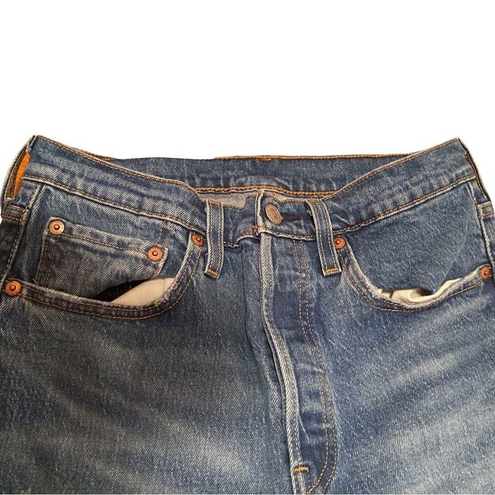 Vintage Levi's 501 jeans distressed - image 7