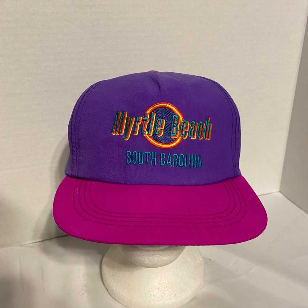 Vintage Myrtle Beach North Carolina Snapback Hat … - image 1