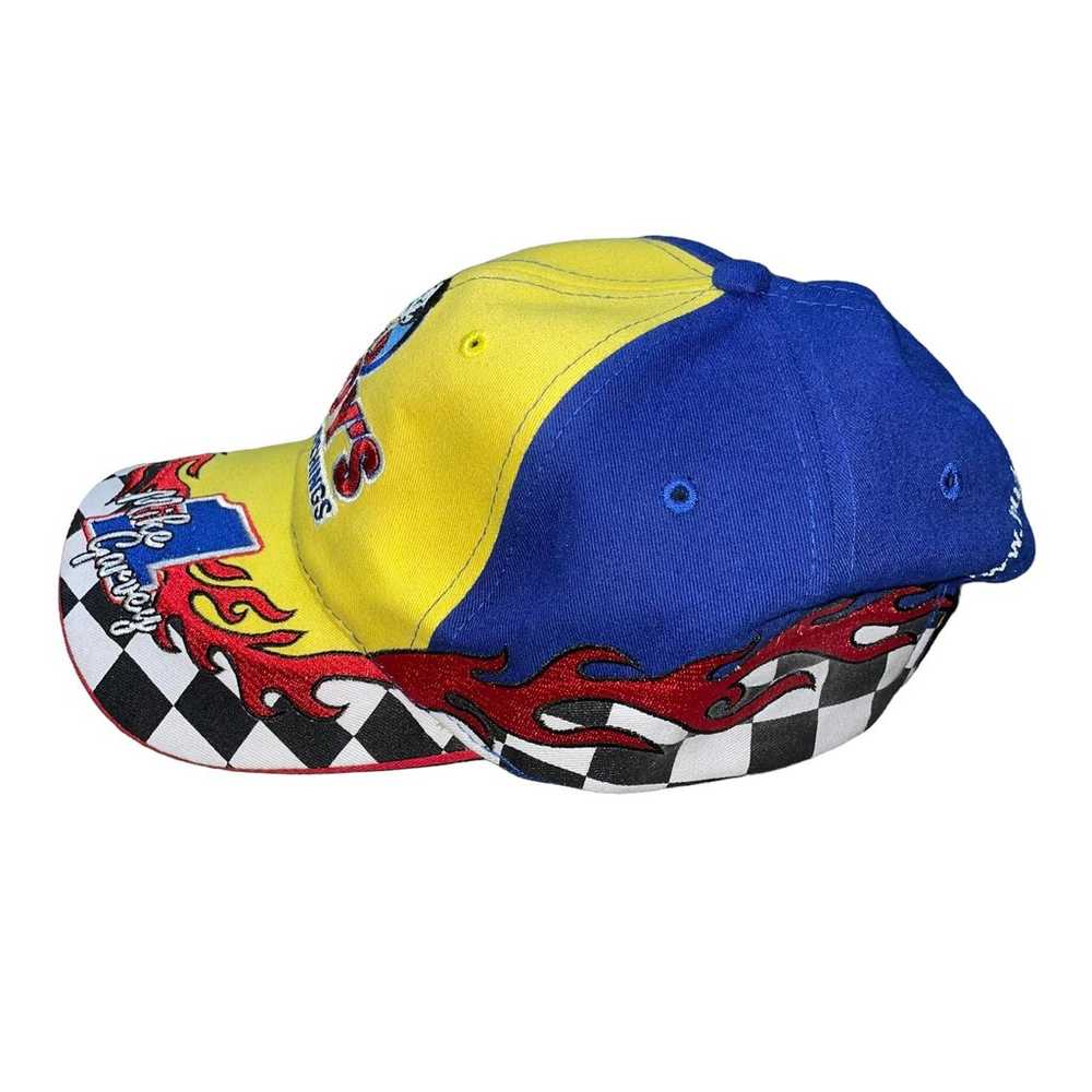Vintage Y2K Strapback Hat Mike Garvey NASCAR Raci… - image 2