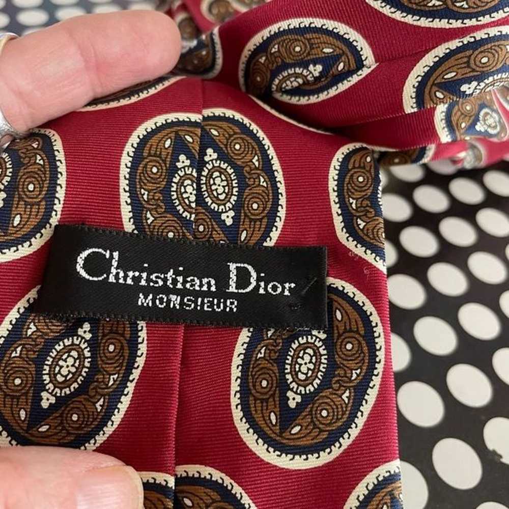 Vintage Christian Dior Monsieur Tie - image 4