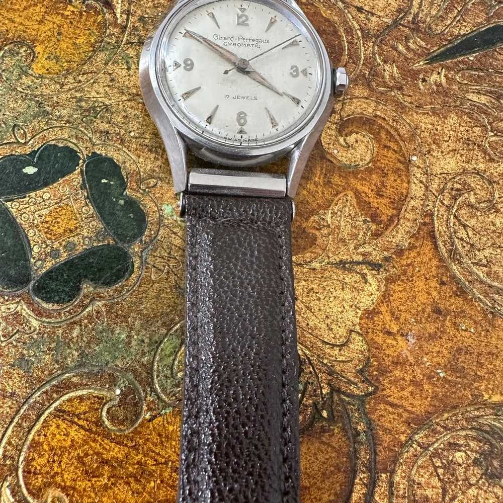 Vintage Girard Perregaux Gyromatic 17 Jewels Watch - image 3