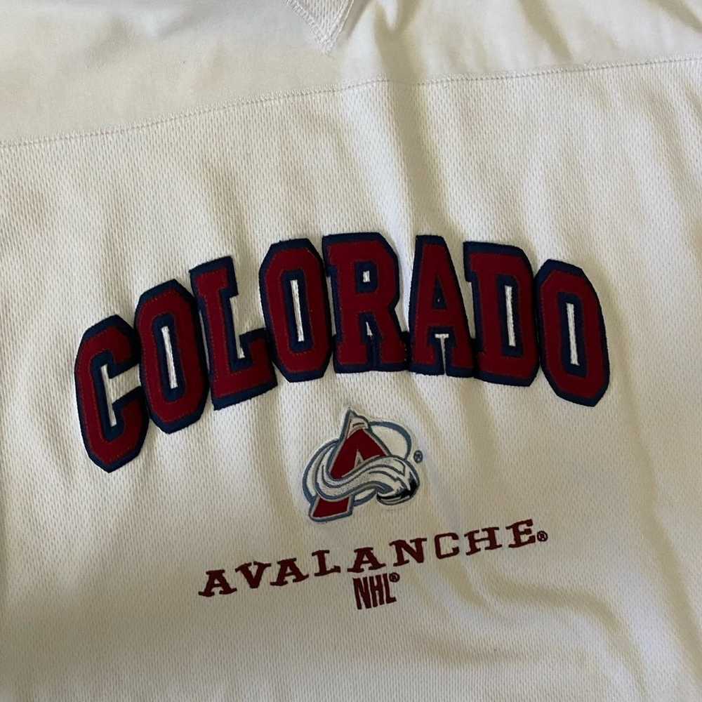 Vintage nhl Colorado Avalanche 90’s Lee Sport Emb… - image 2