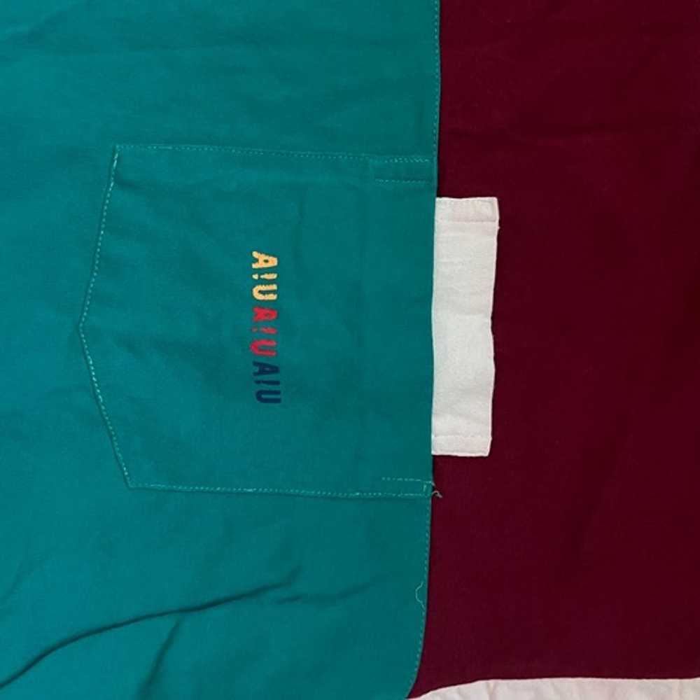 Vintage Aui Aui Aui Tri-Color Pocket T-Shirt Size… - image 2