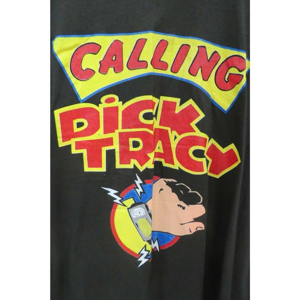 Vintage Calling Dick Tracy Single Stitched T-Shir… - image 2