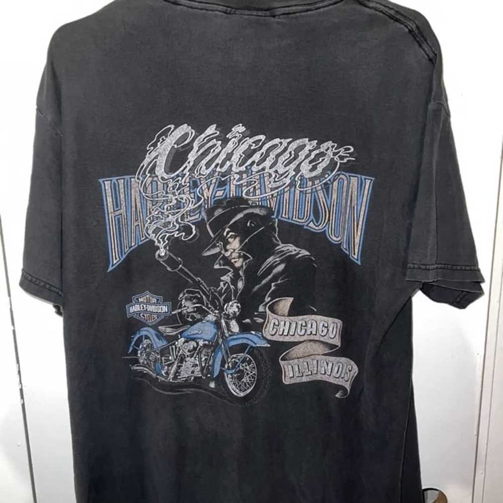 Vintage Men’s 90s Harley Davidson Chicago Illinoi… - image 1