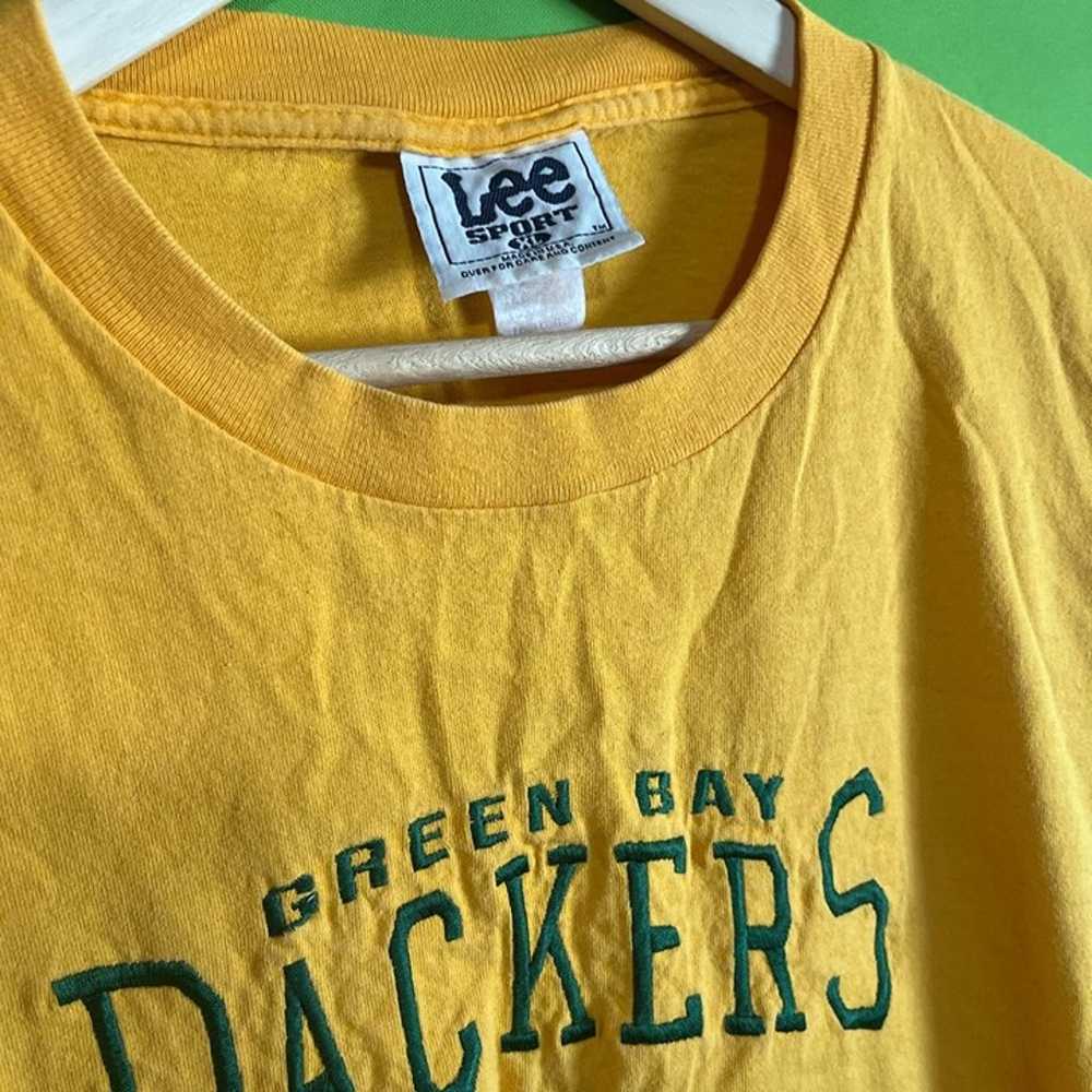XL 90s Lee Sport Green Bay Packers Tee - image 2