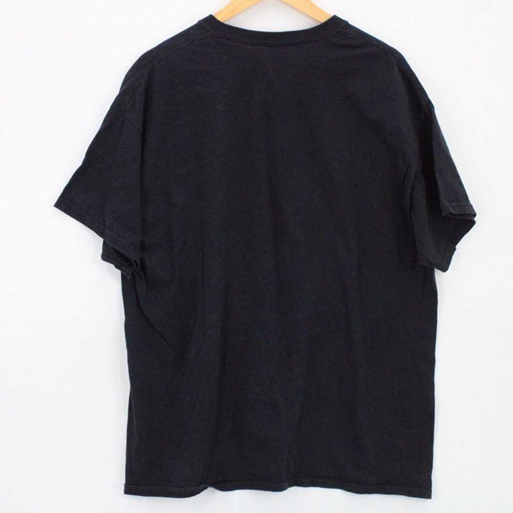 Vintage Gildan Shirt Mens Black Short Sleeve PLUT… - image 7