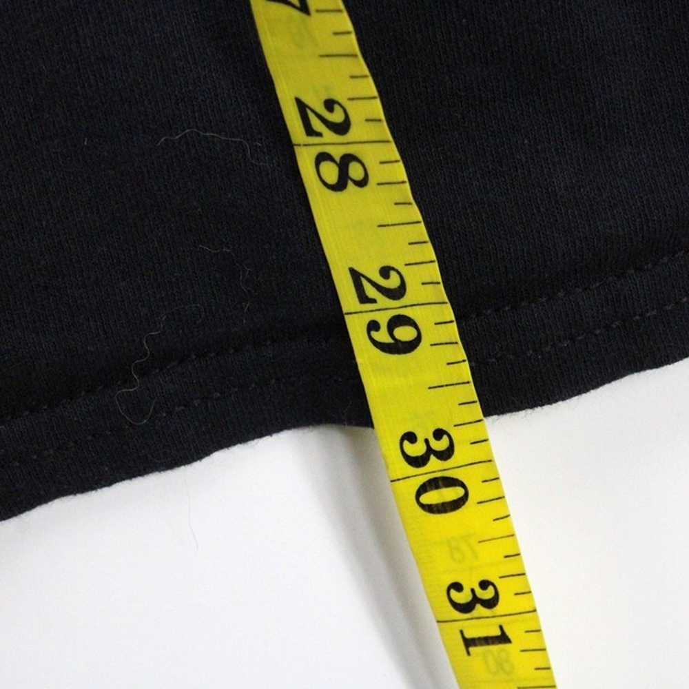 Vintage Gildan Shirt Mens Black Short Sleeve PLUT… - image 9