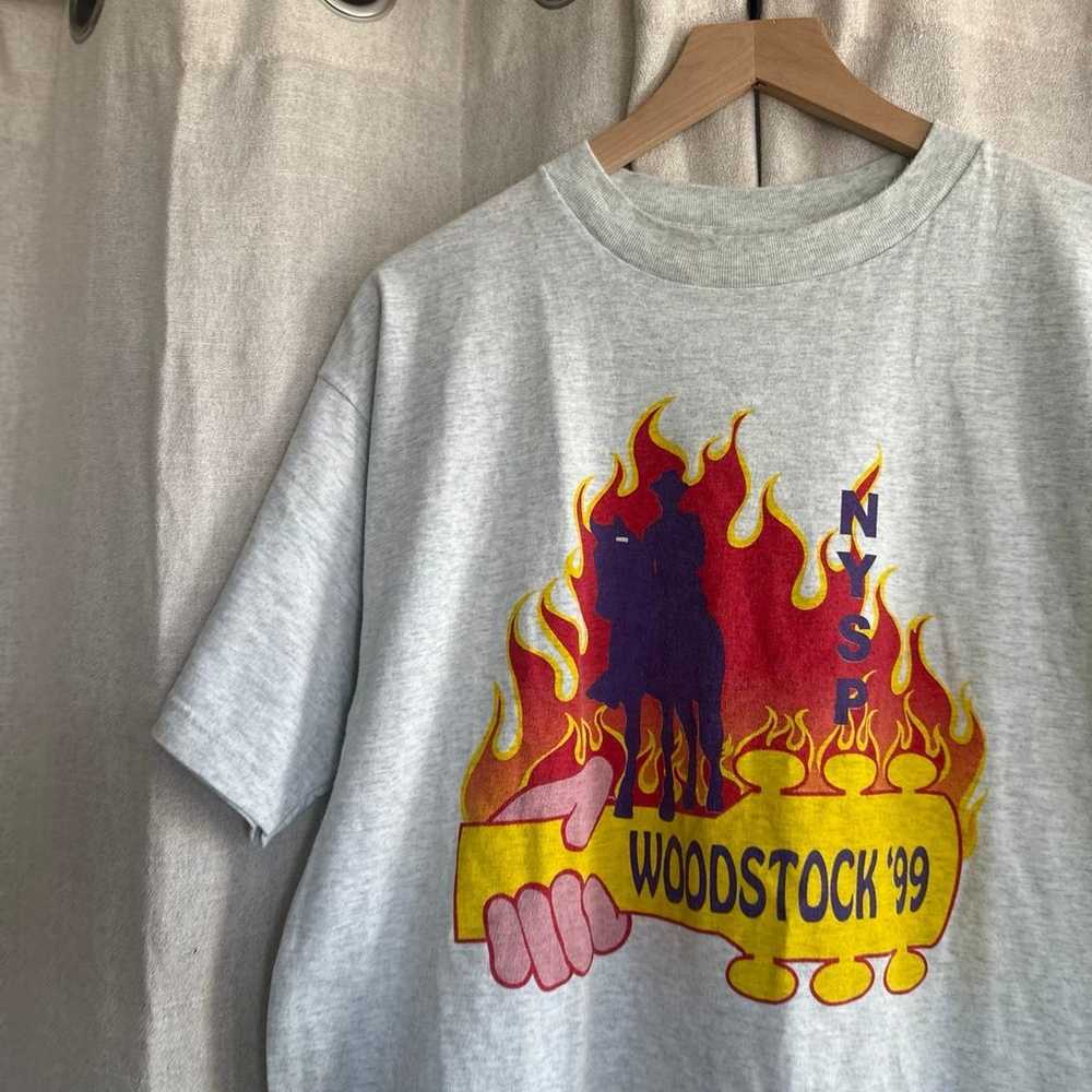 Vintage Woodstock 99’ New York State Police T-Shi… - image 3