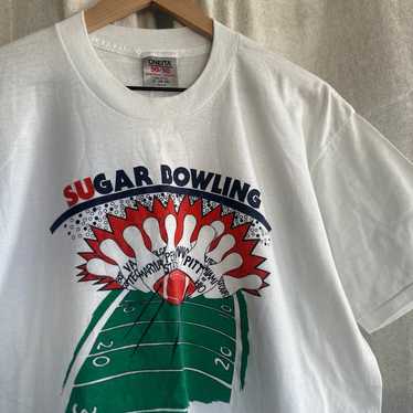 Vintage 80s Syracuse SugarBowling Football T-Shirt