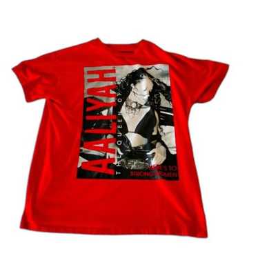 Aaliyah - The Queen of R&B Red T-Shirt - image 1