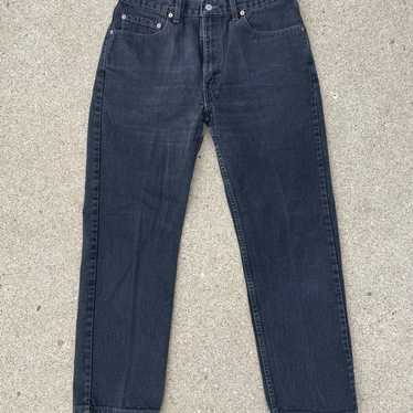 Vintage Levis 505 Black Denim Jeans - image 1
