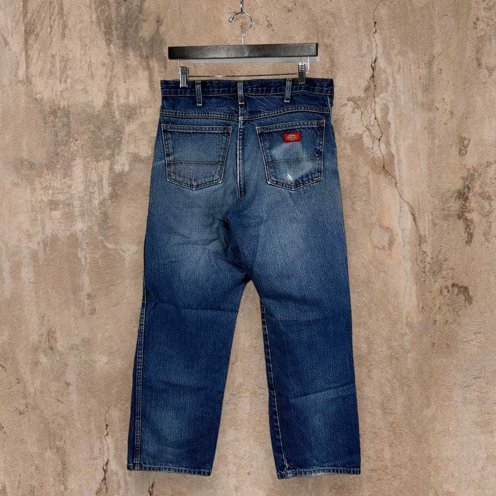 Vintage Dickies Jeans Medium Wash Work Wear Denim… - image 2